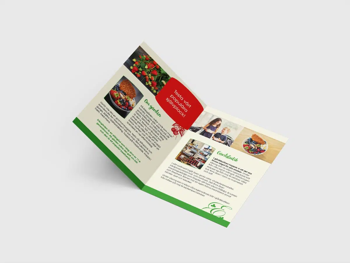 Grafisk design, broschyr